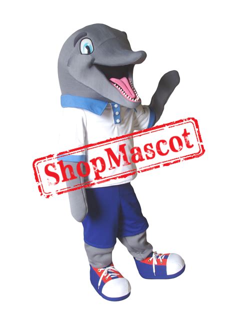 Dolphin mascot cosfume
